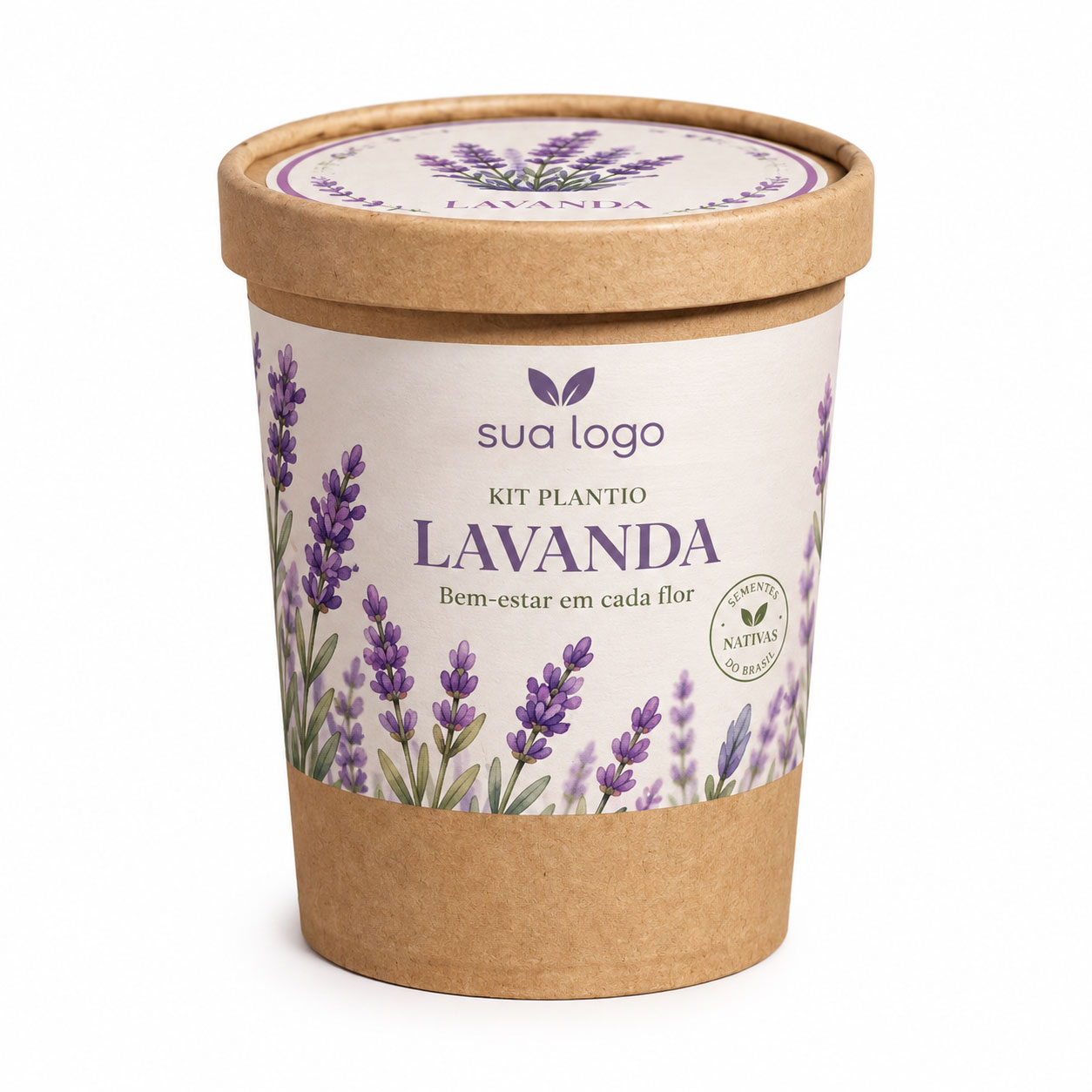 Kit de plantio Lavanda da linha Jardim de Aromas